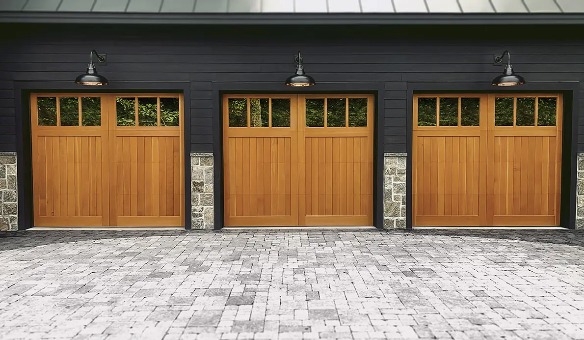 Clopay Reserve Wood garage door